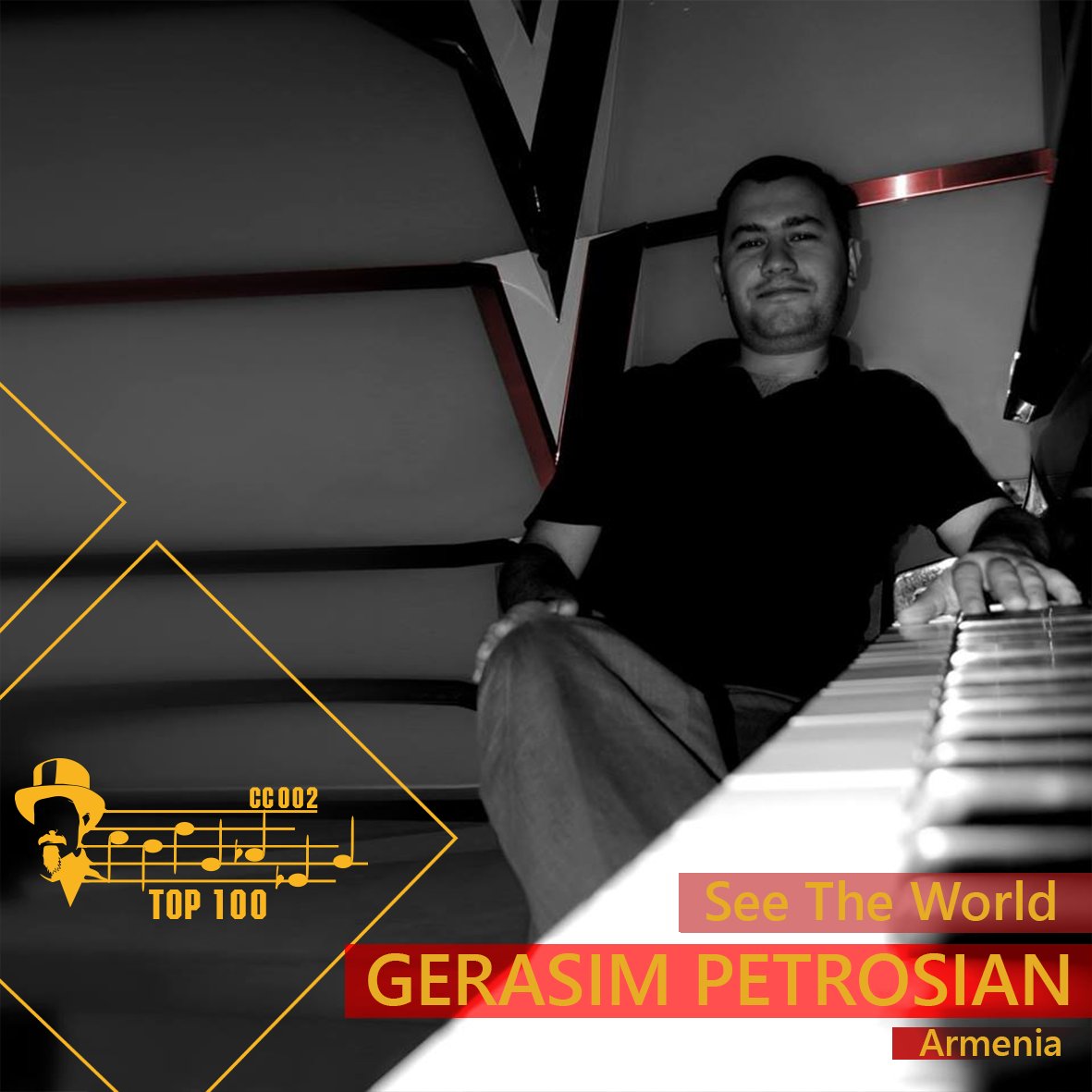 exp7notes's tweet photo. Gerasim Petrosyan /Ger-As/ created his submission for the 7 Notes Music Challenge together with Naira Avdalyan and Mariam Arakelyan. Listen to "See the world" - a reward of deep inspiration. #7noteschallenge #7notesexperiment #serjtankian #top100 https://t.co/2LuvIBNLhg https://t.co/Xy8yWOC7rr