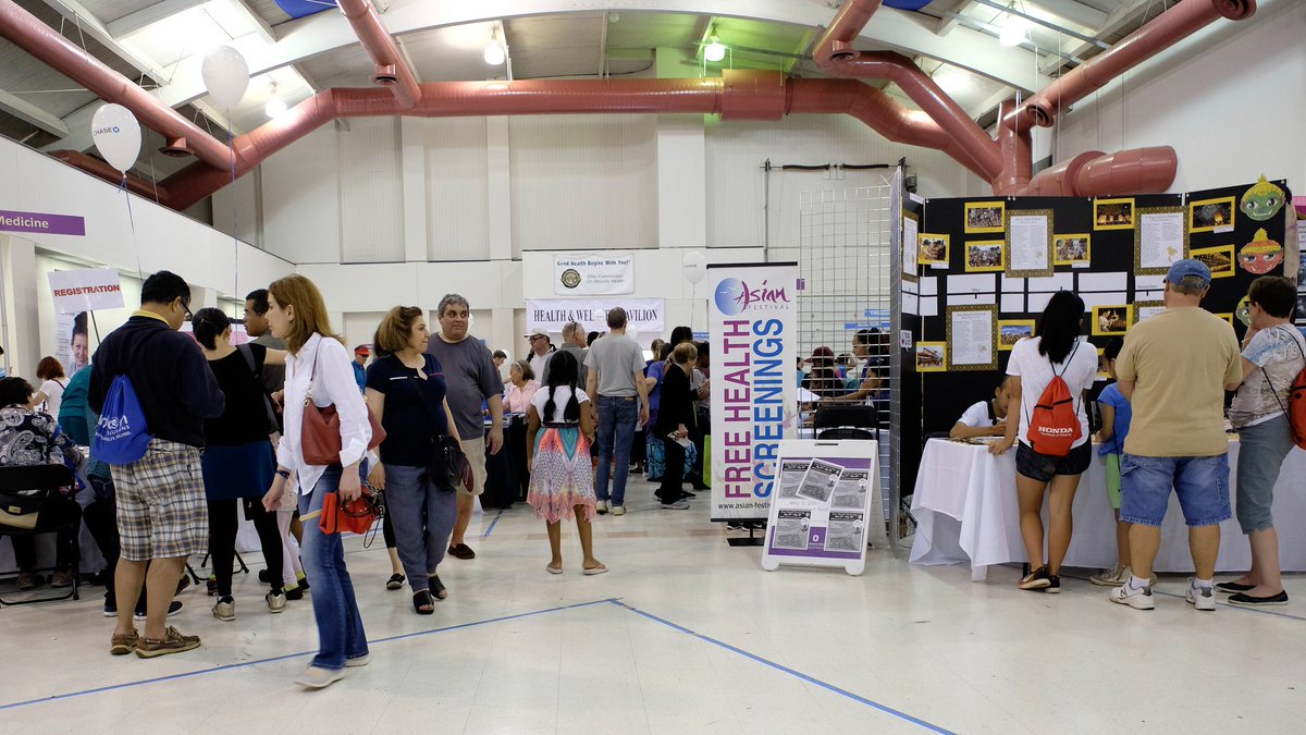 Did you know you can get FREE health screenings at the Asian Festival? Medical volunteers will be on hand doing blood tests, children’s screenings, dental, eye exams, and many more! The Asian Festival is this Sat 10am-8pm &amp; Sun 10am-6pm at Franklin Park.