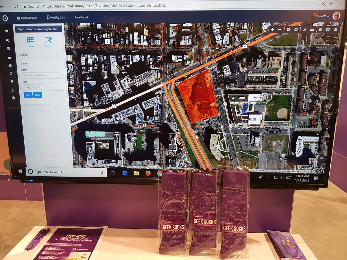 rewood67's tweet photo. What do #mobileanalytics and #geeksocks have in common?  @EnvironicsA has the answer. If you're at #ICSCRECon be sure to visit us at booth N1218 https://t.co/Fzw7uAa2hS