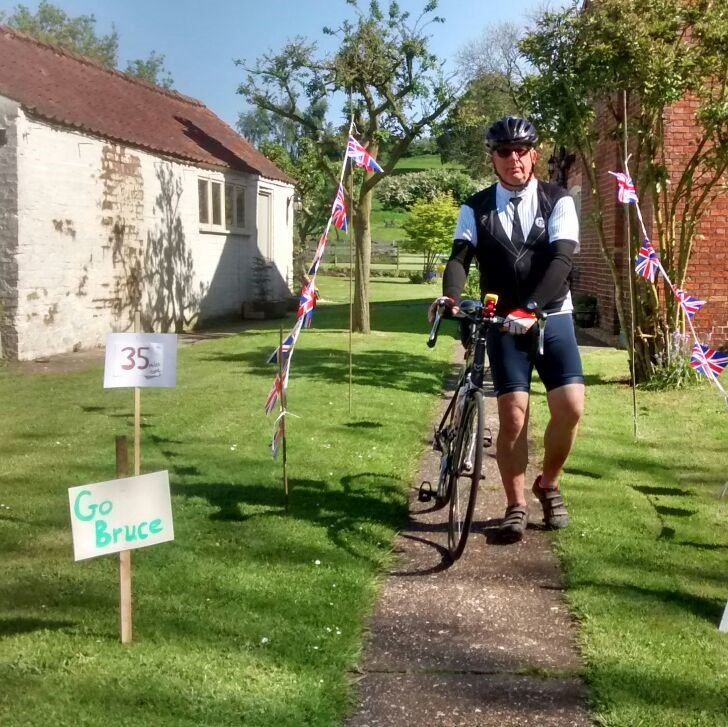 RacingBlueSTORM's tweet photo. Update from Bruce Talmage as he prepares to take on the @DeloitteRAB - Bruce has completed his first 100+ mile ride and believes #STORMathlete is helping him cycle more miles! Keep going Bruce and Ian - #youcandoit! #DeloitteRAB #rideacrossbritain #LEJOG https://t.co/osyWYX91sj