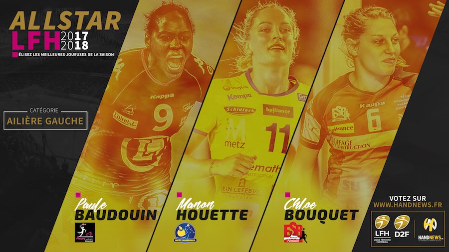 #AllStarLFH🏆

❌ Qui sera désignée meilleure ailière gauche de la saison en <a href="/LFHOfficiel/">LFH Officiel</a> ?!

VOTEZ ➡️ handnews.fr/2018/all-star-…

#handball