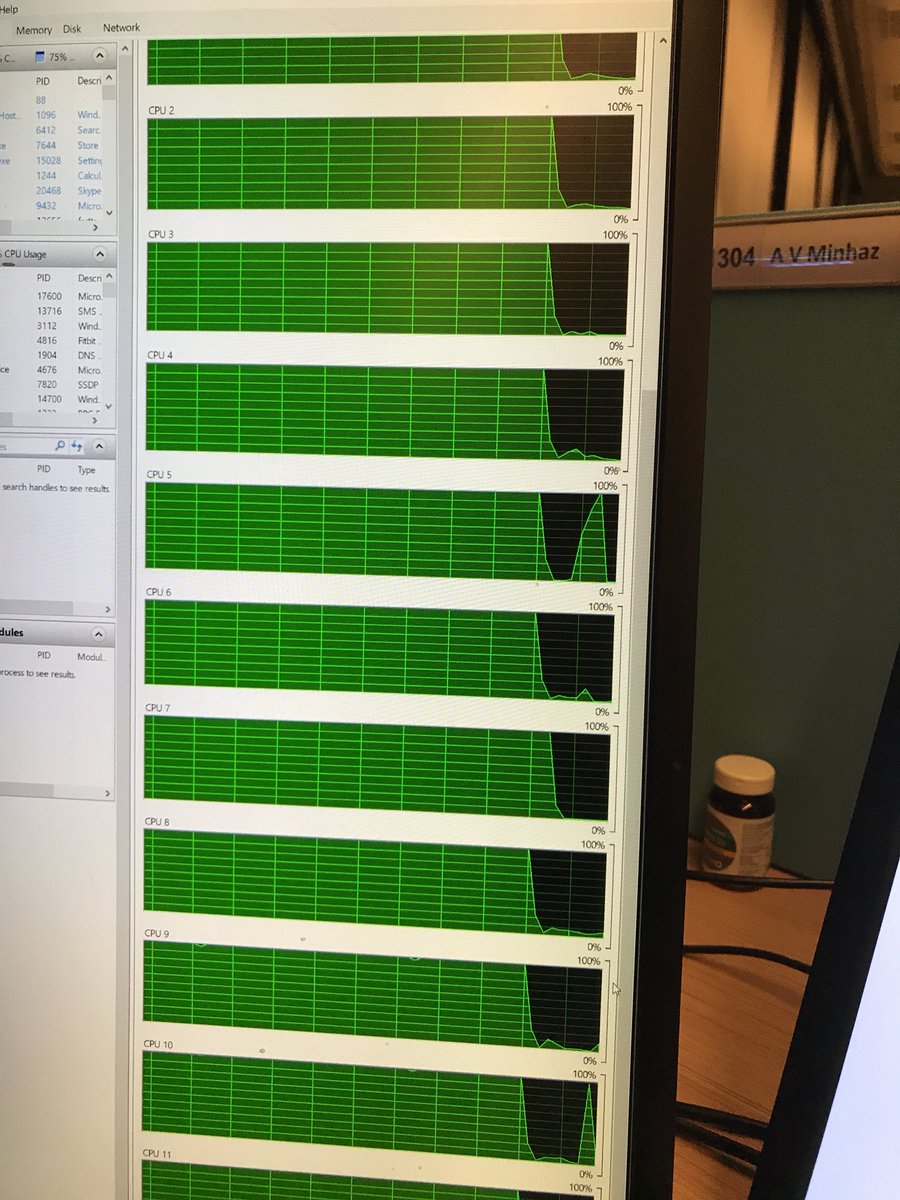 minhazav's tweet image. Never seen any library to use 6 physical CPU cores like this. Awesomely done #fasttext @facebook 🙏