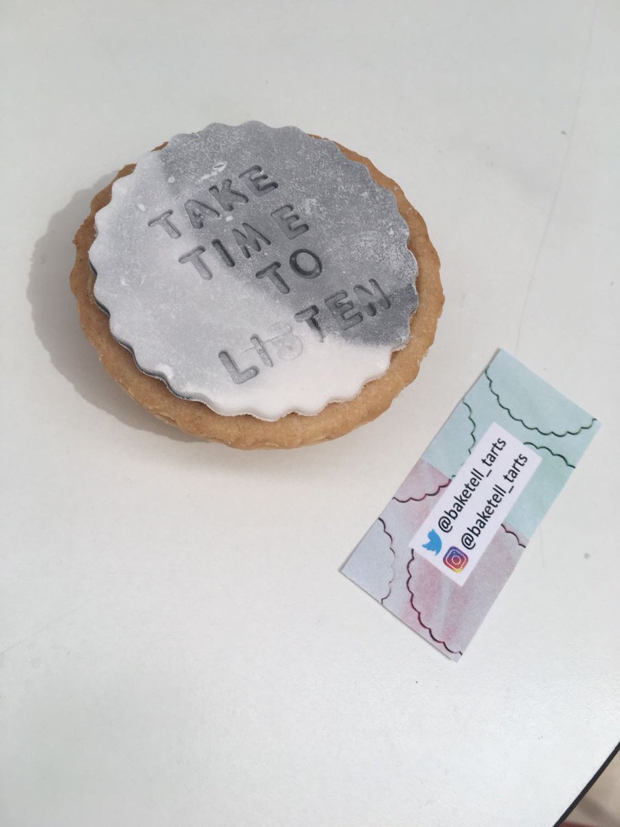 Sharing stories with <a href="/BakeTell_Tarts/">BakeTell Tarts</a> today! To challenge the public narrative of dementia, we invited people <a href="/wellcometrust/">Wellcome</a> to create and stamp cakes with their words &amp; experiences and share with their loved ones. Thanks all! #whatdementiameanstome #DAW2018