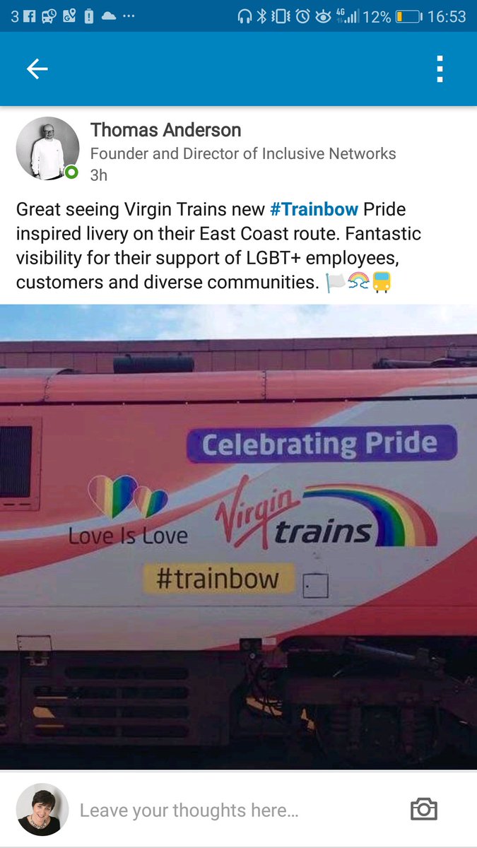 SarahMaskelluk's tweet photo. Fabulous work @Virgin. How about we try to make a #Planebow? @skreynolds @RAF_LGBT https://t.co/wKxaKlVyEn