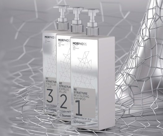 framesar's tweet image. ¿CABELLO DAÑADO, SIN BRILLO Y SIN VIDA? #KitMorphosisReStructure by @FramesiItaly, un tratamiento intensivo profesional para reestructurar, nutrir y restaurar tu cabello: 
1⚪Champú revitalizante, 
2⚪Relleno Express y 
3⚪Filler Precious.
💻framesarprofessionale.com / ☎925417250