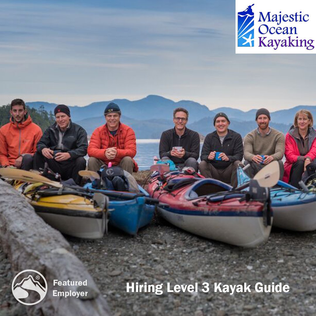 What are you waiting for? Majestic Ocean Kayaking are hiring a level 3 #kayak guide to join their team in the world renowned #brokengroupislands/ #clayoquotsound area! April - Oct. 

Apply at majestic@oceankayaking.com today! oceankayaking.com

#guidingjobs #guidebc