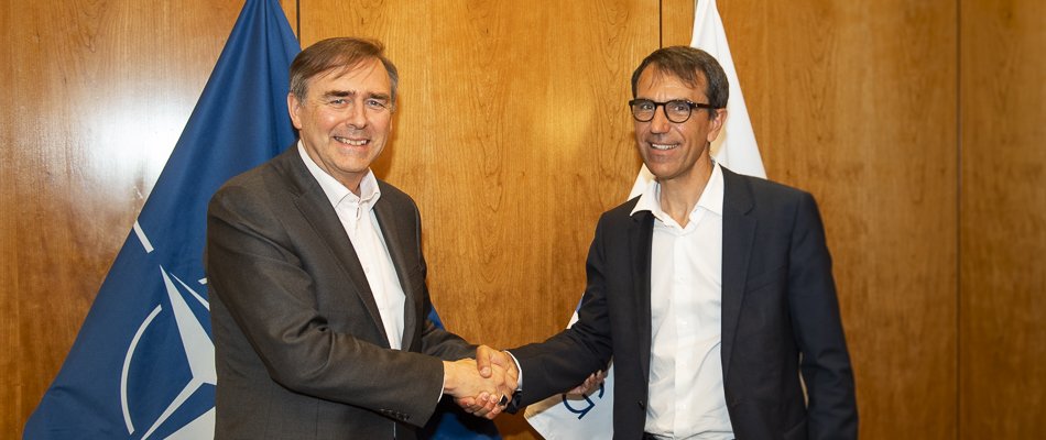 nato_ncia's tweet photo. New NATO-Industry cyber partnership with Thales signed at #NITEC18. “We are proud to reinforce once again our relationship with @NATO, helping the organization and its members to reinforce resilience and security of its systems.” - Hervé Derrey @thalesgroup https://t.co/0cwa114QNy