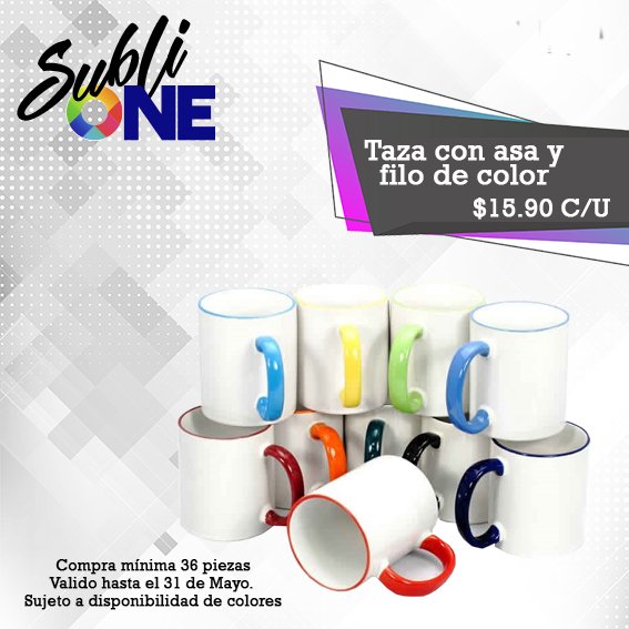 sublione's tweet photo. Marca la diferencia!... Lleva tu #taza con asa y filo de color.
#colores #taza #sublimacion #sublione
Realiza tu pedido: WA: 52 1 462 100 4238
#León: sublione@yahoo.com / 47 7717 2525
#Mérida: 99 9927 3323
#GDL: 33 3330 7879
#Ver: 688 1013
#CDMX: 55 2682 0045 https://t.co/DTZyD9wBwI