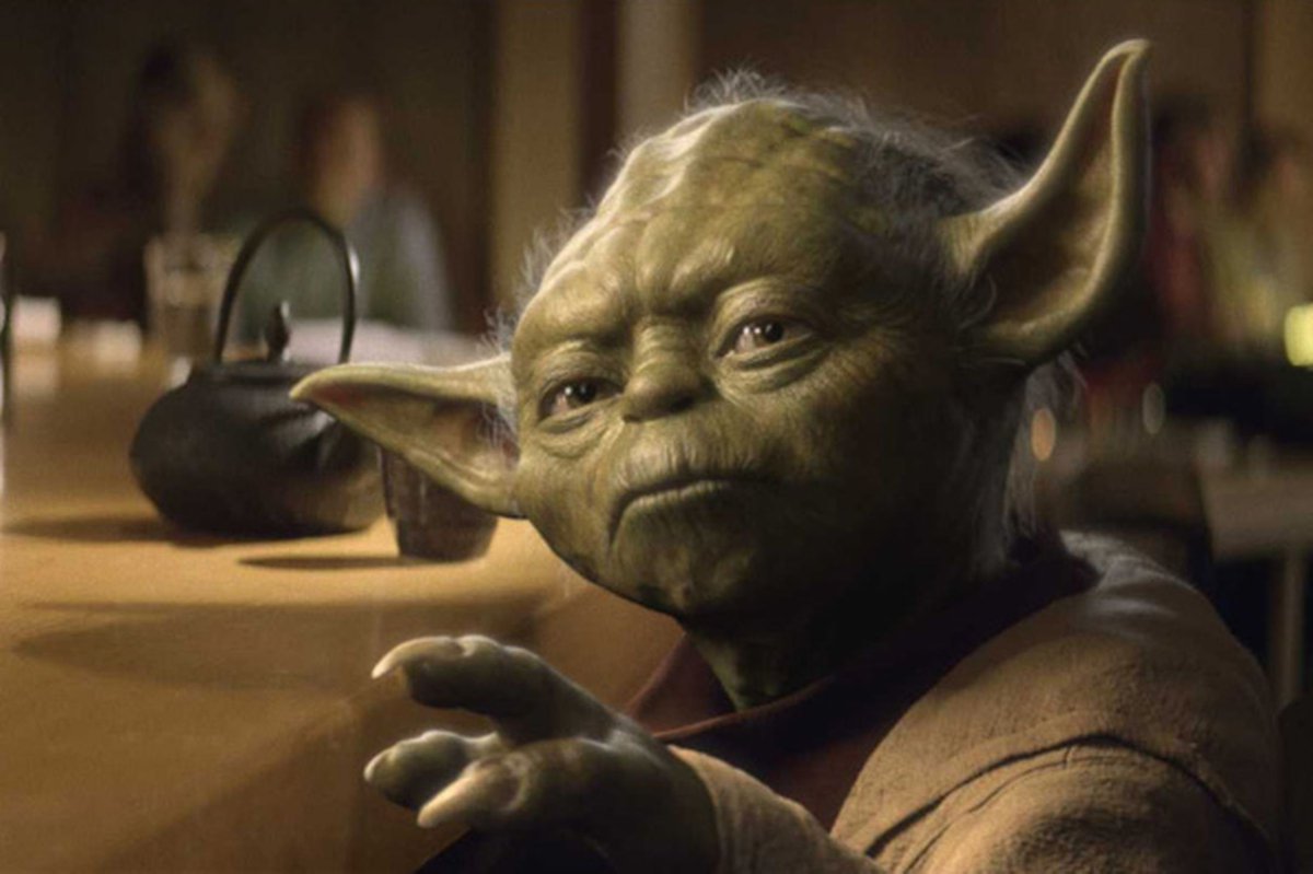 #sinchisi
"Non posso crederci..."
"Per questo, fallito tu hai." (Maestro Yoda)
Solo brividi!
#StarWars
<a href="/noveliciouss/">Novelicious</a> <a href="/AerariumL/">Aerarium Litterarum</a> <a href="/CasaScrittori/">Casa degli Scrittori</a> <a href="/cecilia_rnd/">Cecilia Randall</a> <a href="/CasaLettori/">Casa Lettori</a> <a href="/DBking85/">Dario Barone</a> <a href="/chiarina78/">•Chiara e l'Oscuro•</a> <a href="/blusewillis/">Antonio</a>