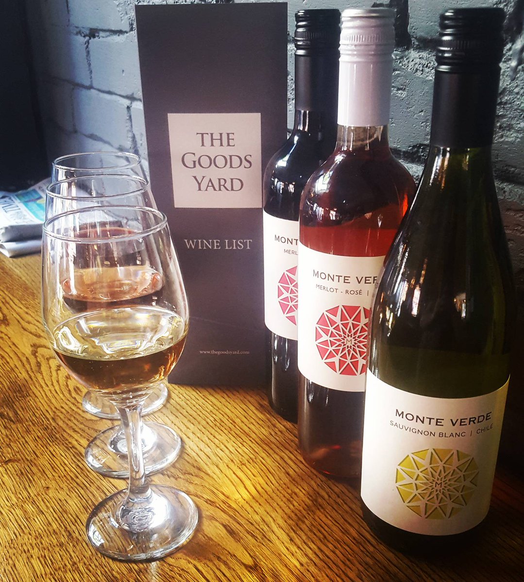 thegoodsyard's tweet photo. As of today at The #GoodsYard we have a #new #winelist out!!😁 so why not pop on down and have a look at what is now on #offer for you to #enjoy starting with our new house wines in the Monte Verde range😄 https://t.co/ilTizEjbm6