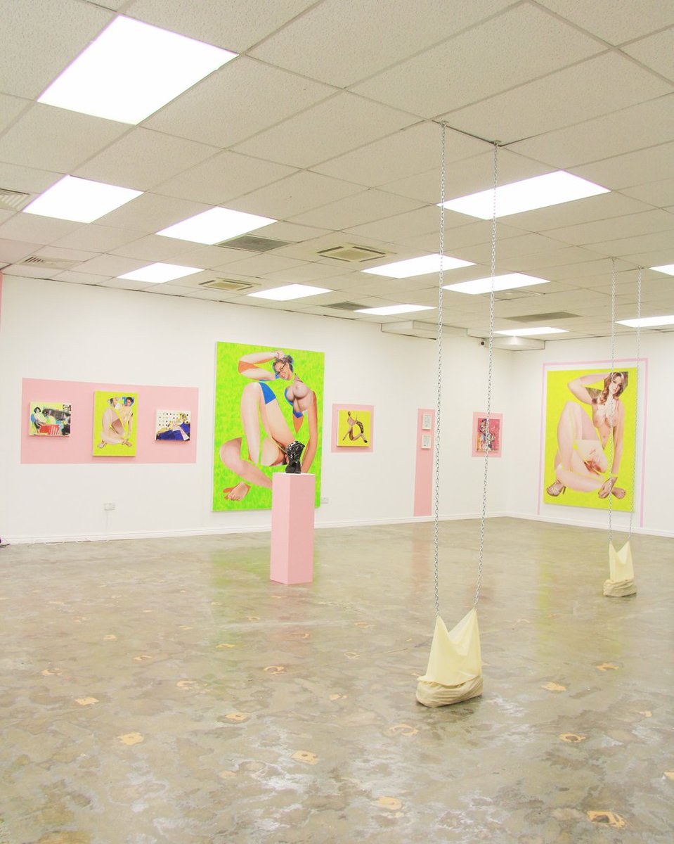 TConceptSpace's tweet photo. Installation view of our current exhibition 'PORNO-POP', exploring the  objectification and commodification of sex in contemporary society, heightened by the internet and social media. On view until the 23 June.
#PornoPop #pop
#zigakariz #henryhussey #helengorrill #romilyalice https://t.co/kWOutpTnyL
