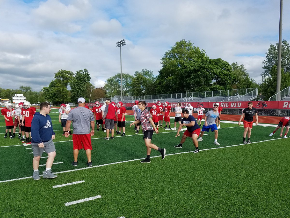 GHSRedHawksFB's tweet image. #CampWeek #MiddleSchoolShowcase