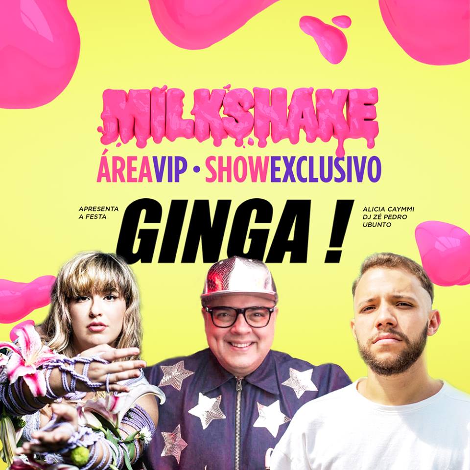 A Área VIP do Milkshake está localizada dentro da estrutura do Live Stage! Além de te colocar pertinho dos artistas, após as 05h o espaço se transforma no quinto palco do festival, em um after exclusivo: a festa GINGA! ✨ Alice Caymmi, DJ Zé Pedro e DJ Ubunto garantem a diversão!