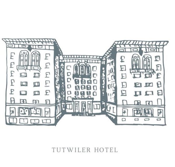 TheTutwiler's tweet photo. How great is this drawing? What a unique take on our #hotel. 📷: @kaleebakerevents https://t.co/xN4Jagqx64
