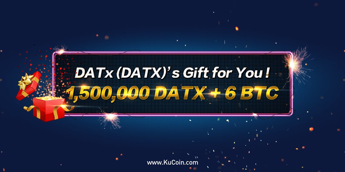 Kucoininfo's tweet photo. 📢 DATx (DATX) Top 500 Trading Competition 📢

==>  https://t.co/o9HkbRlOgH 

Top 500 accounts with the highest trading amount of $DATx on KuCoin will share 1,500,000 $DATX plus 3 $BTC as rewards!

2018-05-30 23:59:59 (UTC+8)

@DATxOfficial #airdrop #giveaway #cryptocurrency #btc https://t.co/TpjrIkq6Ah