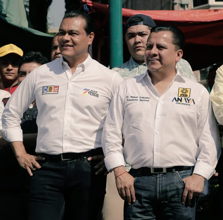 JuanZepeda_'s tweet photo. Un honor recibir a nuestro dirigente nacional en el #EdoMéx @ManuelGranados_  ¡Gracías por tu apoyo! #SomosLaMismaBanda https://t.co/l5Gt1adwsP