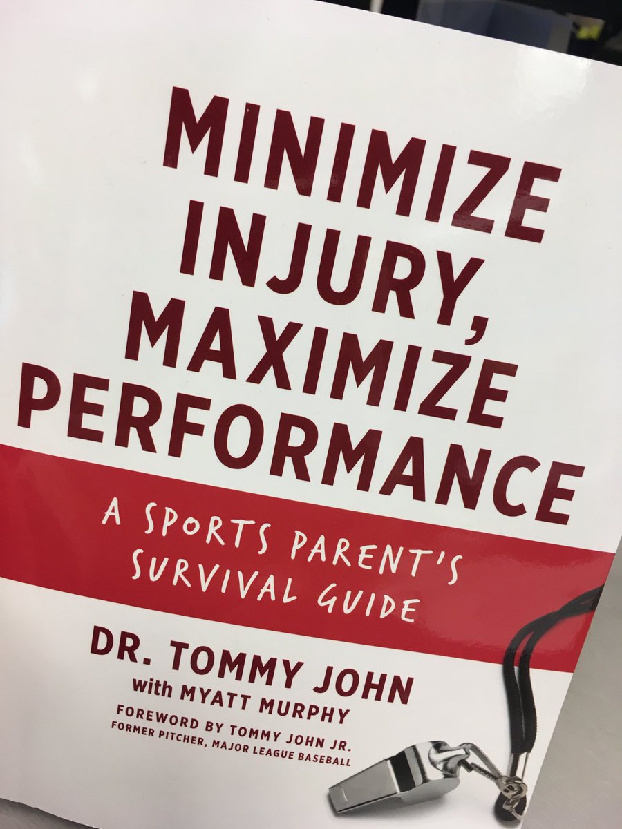 jocelynmaminta's tweet image. Sports-related injuries are costly! Just got this book today. Thanks @DrTommyJohnDC for including solutions for parents who want to reduce their young athletes&apos; risk of physical &amp;amp; emotional pain. #youthsports #minimizeinjury #maximizeperformance