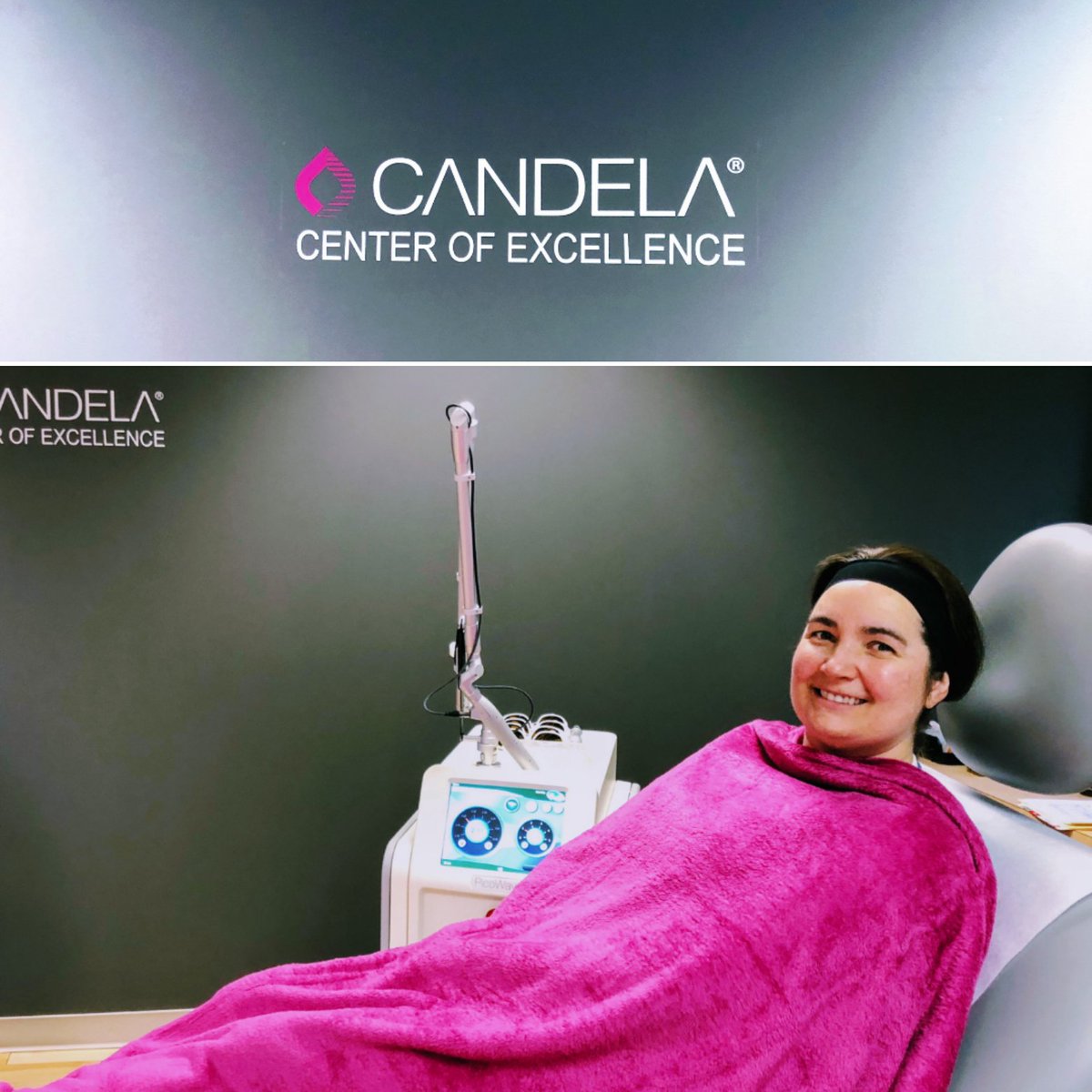 The ribbon cutting is on today at Main Line Center!!! @Syneron