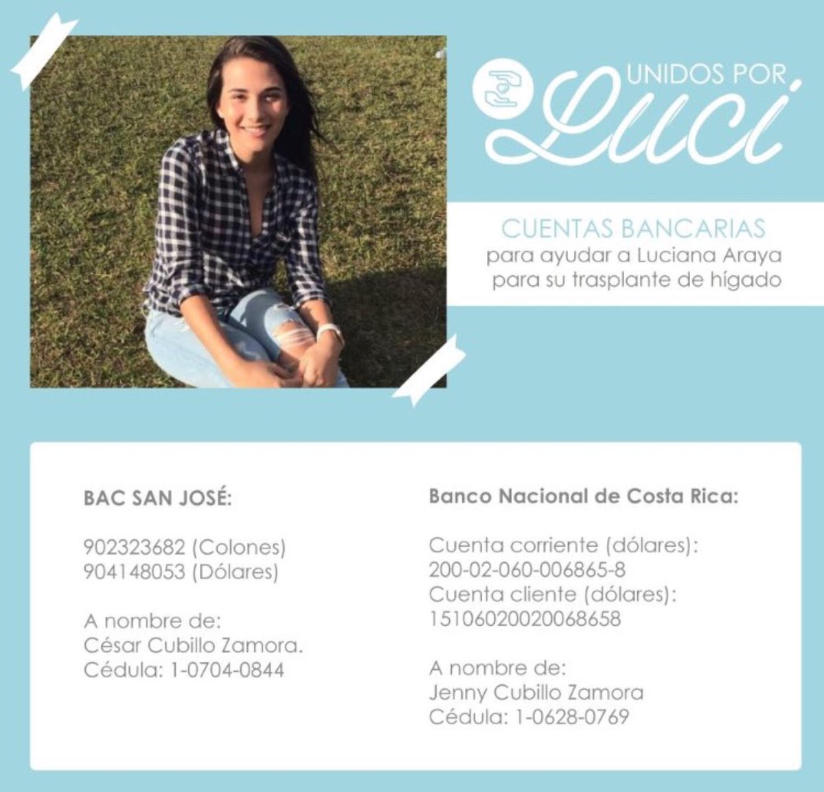 GraderiaPopular's tweet photo. Maes colaboremos y de paso RT para que más gente ayude 🙌🏻🙏🏻 #UnidosPorLuci https://t.co/aOJ6Ag8q4u