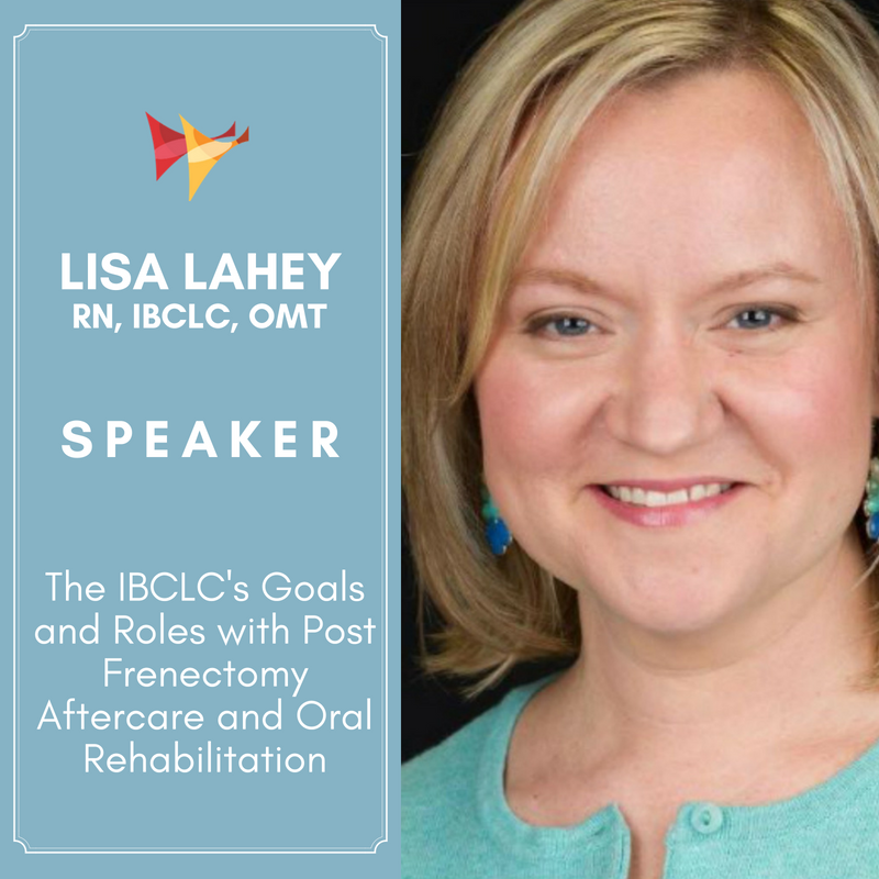 Lisa Lahey RN, IBCLC, OMT has worked for 22 years in maternal child health as a nurse and lactation consultant in L/D, postpartum, newborn nursery, NICU, and perinatal education.
#IBCLC #ICAPtoronto2018 #OralRehabilitation