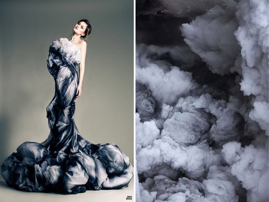 ShapeLondonLTD's tweet photo. Image 1: Yiqing Yin F/W 2012/13 - inspired by sea surface 

Image 2: Jean Louis Sabaji S/S 2013 - inspired by clouds 

Image 3: Marchesa Spring 2017 - controlled burn https://t.co/wpIc17MgUg