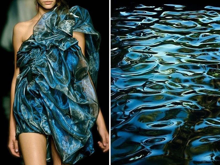 ShapeLondonLTD's tweet photo. Image 1: Yiqing Yin F/W 2012/13 - inspired by sea surface 

Image 2: Jean Louis Sabaji S/S 2013 - inspired by clouds 

Image 3: Marchesa Spring 2017 - controlled burn https://t.co/wpIc17MgUg