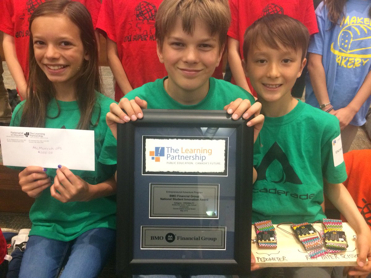McM_MsT's tweet photo. Congratulations #arcaderade #greenteam for all your commitment to learning & sharing! Winners of the @TLPCanada Originality Award! #StudentEntrepreneurship Showcase today at @BMO Institute for Learning #bmoifl @tdsb #tdsbgc #tlpea #mcmbizday @McMBusinessDay @TDSB_Colin #eaprogram https://t.co/UgjD6TFJ3s