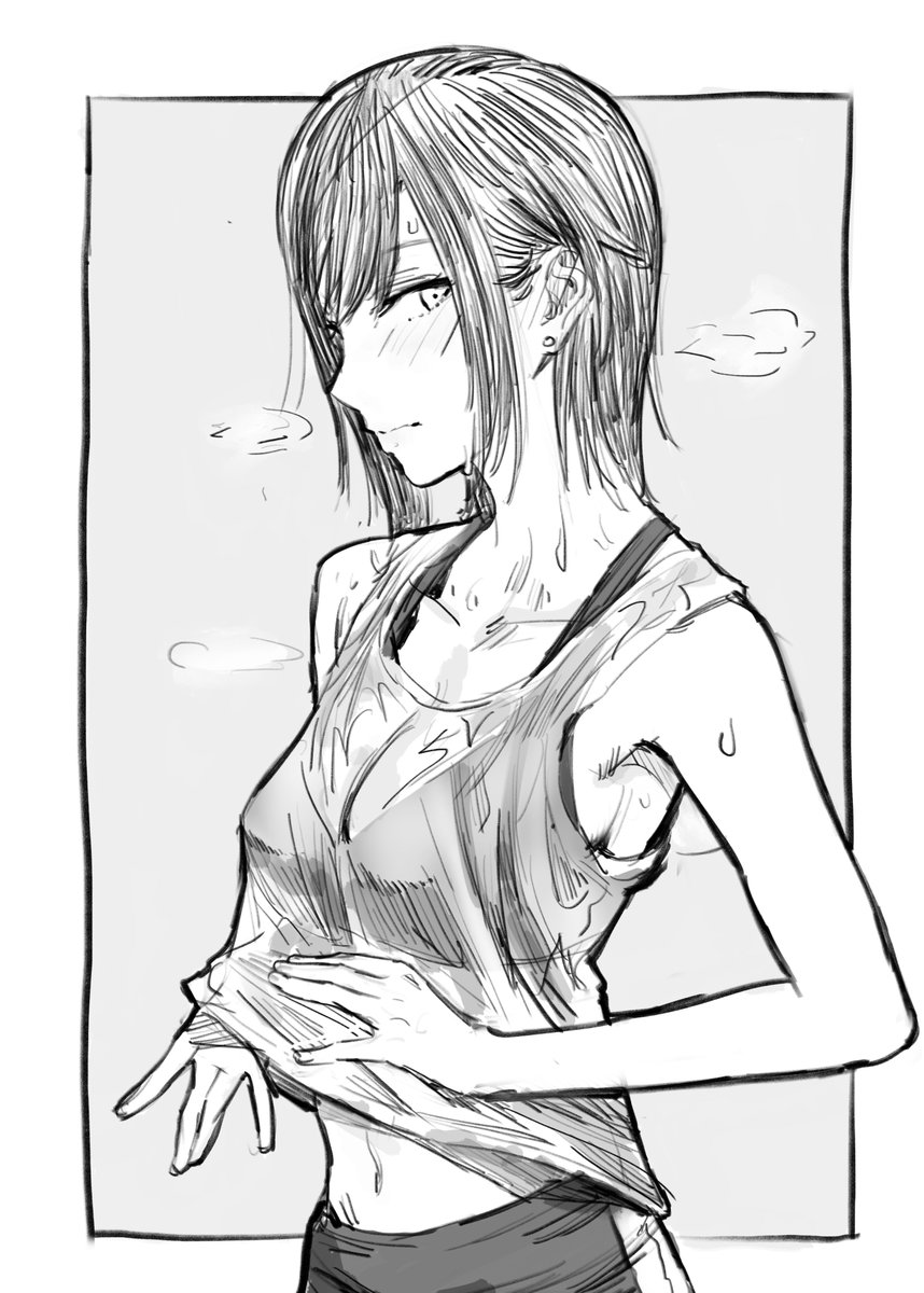 運動後 