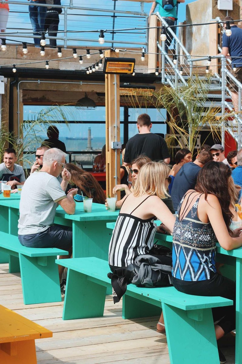 Celebrate Cinque Ports and Ziggy's Rooftop Bar's first birthdays at Dreamland Margate on 26 May with an all day BBQ and free mojito for the first 100 guests at Ziggy's and DJs at Cinque Ports from 7:30pm.