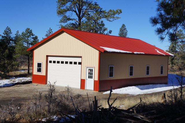 Apb Pole Barns On Twitter 30 X 48 X 12 With Red Siding