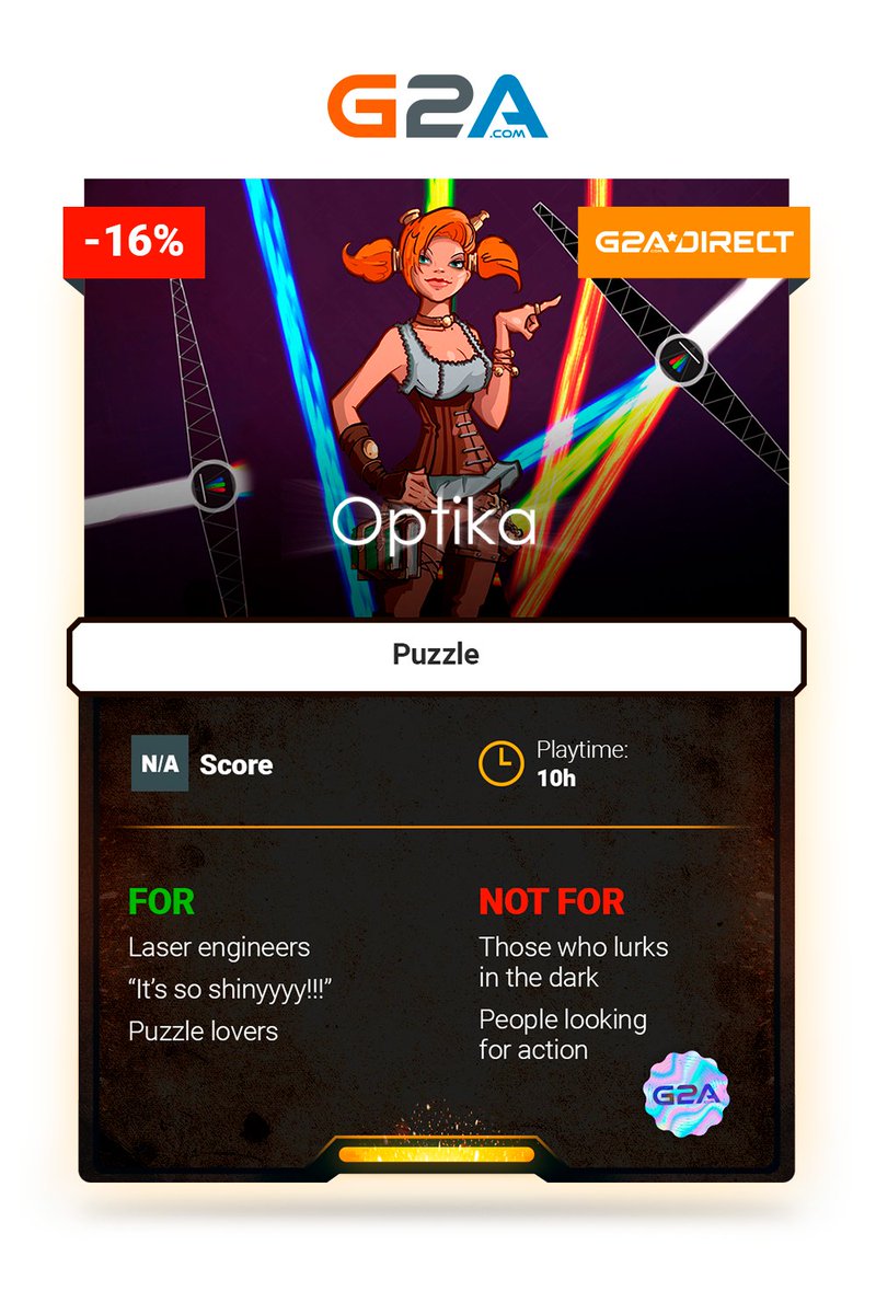 G2A_com's tweet photo. Only for high IQ people. Do you have what it takes?
🛒 PLAY https://t.co/iu0o7j6VgV 🛒

⭐ #G2ADirect. Straight from the developer. https://t.co/OLYB7l4sUI
