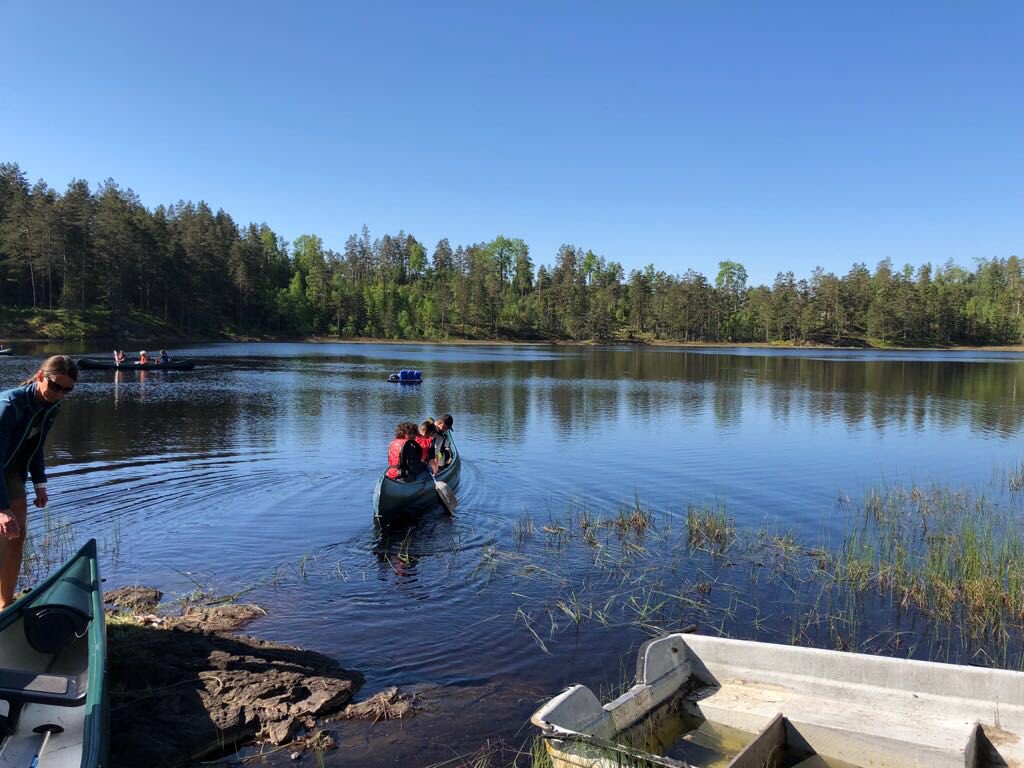 Norway Group #ICPortoAzzurro Camp international Gjerstad lezioni di canoa💪🏻