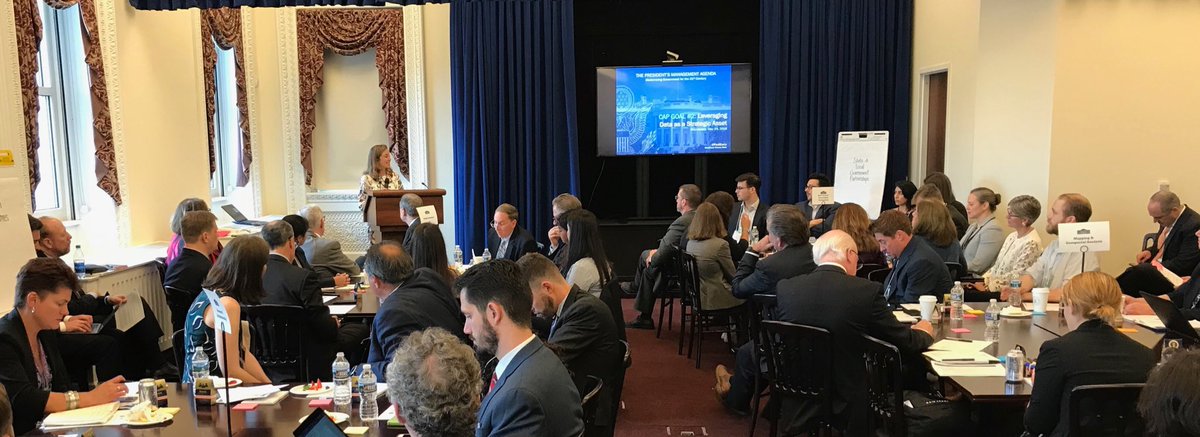 bethbeck's tweet photo. Kicking off #WhiteHouse Roundtable on Leveraging Data as a Strategic Asset @Weichert45 #openNASA https://t.co/ywgoGJeWV7