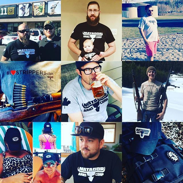 matadorarms's tweet photo. Get your Matador on!
#whatareyouwearing #fashionstatement #morale #supportgear #matadorarms #spamcan #cosmoline #tula #stripperclips #sks #sksrifle #mosin #mosinnagant #sevensixtwo #milsurp #logo #brand #tactical #2a #2ndamendment #pewpew #rangeday #igmi… https://t.co/k4ta4Z58hb https://t.co/3ApJOSpEaF
