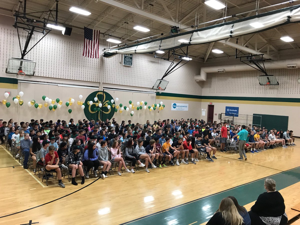 Kmscarpenter's tweet photo. 8th grade awards practice went so smoothly today! Get ready @DublinCoffmanHS and @dublinjeromehs - we have some AMAZING kids heading your way! @KarrerMS #theDublinDifference https://t.co/PFU7DW4NZT