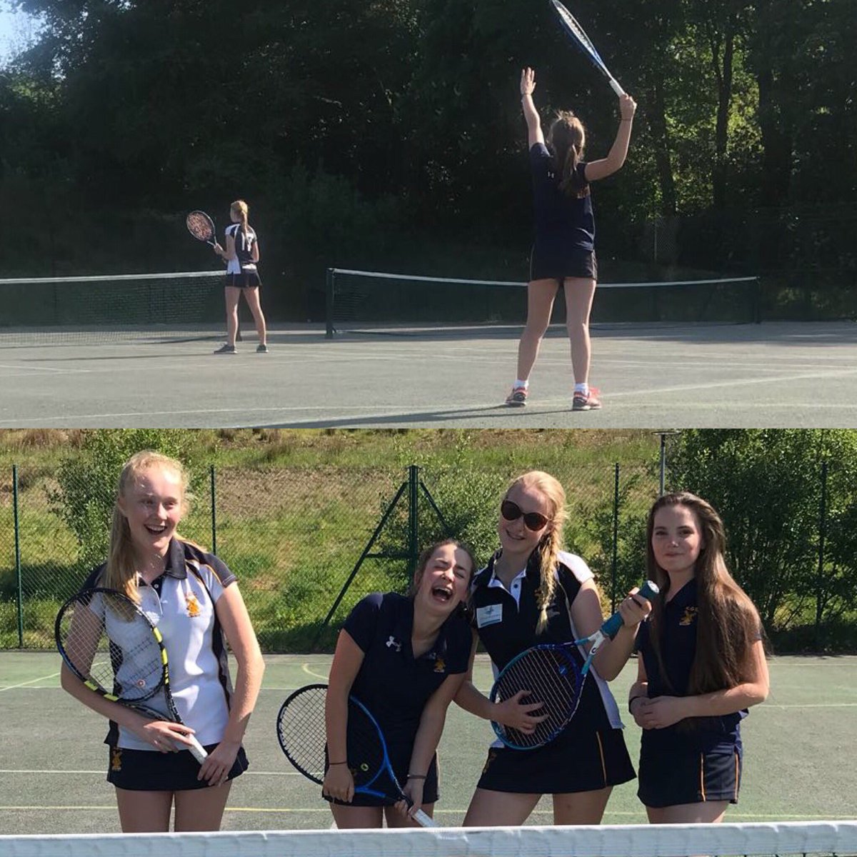 KGS_sports's tweet photo. U15 girls @AegonUKtennis team move into next round of the competition after winning their league! 🎾🎾🎾 #undefeated #successandfun #talentedgirls 🎾🎾🎾 https://t.co/6DS2OVNmJu