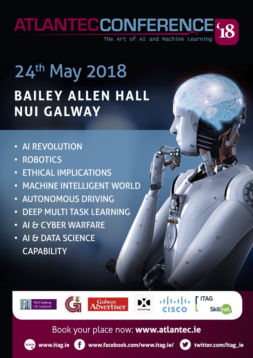 siliconbarry's tweet photo. Looking forward to speaking at the Atlantec Conference tomorrow. @JoeSmyth10 and I will talk about building an AI company from scratch. #Altocloud @Genesys https://t.co/6sC136NXpQ
