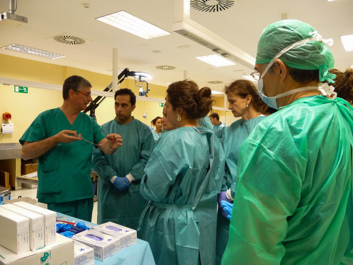 ¡Comenzamos con el segundo grupo de prácticas! Tras las primeras charlas, empezamos con las habilidades quirúrgicas.

#masterpelvUMH
#mastersuelopelvicoUMH #urologia #urology #ginecologia #ginecology #cirugia #surgery #umh #posgrado