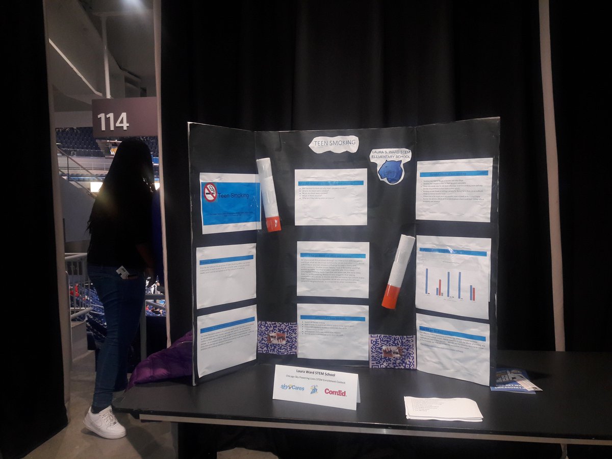 CHIWEST11's tweet photo. Laura S. WARD STEM Exhibit at Chicago Sky Game https://t.co/l4JP2VBWS3
