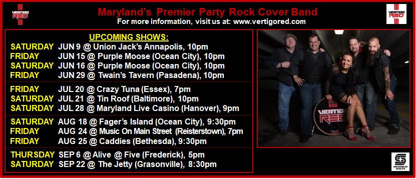 Check us out at these upcoming shows this summer!!