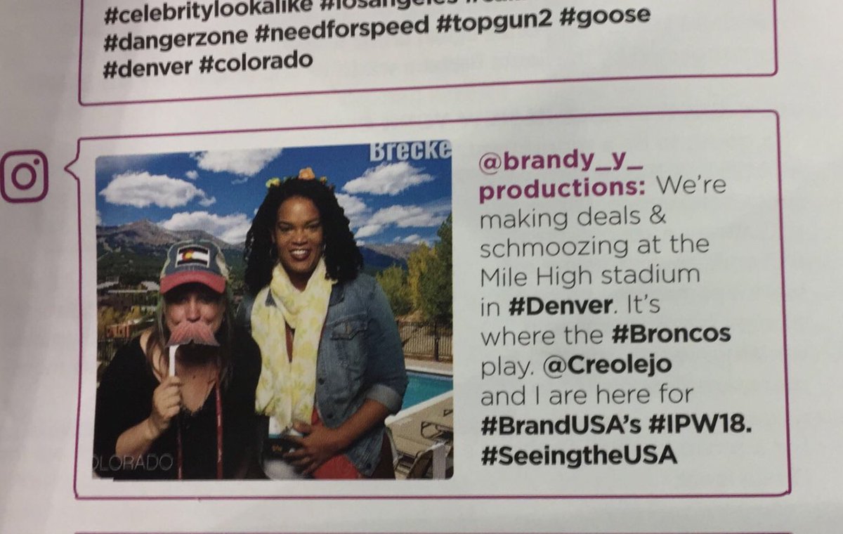 brandyyanchyk's tweet image. Hey @Creolegal, we made #IPWDaily at #IPW18. Thank you @ustravelipw for this great experience. I’m here looking for travel stories for my new TV series #SeeingtheUSA which will air on #PBS! @CreateTVchannel @visitdenver @TravMediaUSA