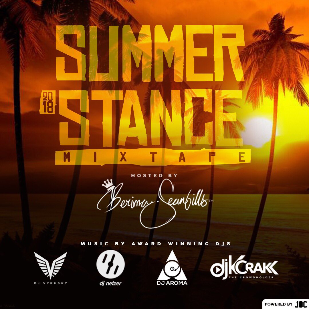 SummerStance Mixtape 2018..
Hosted by BSB 
Music by Award winning DJs 
@djvyrusky @djaromaGH @DjKcrakk @djneizer 
coming soon next Month 
Be Ready 🚨🚨🚨🚨#itsbigging #TotalpartyMix powered by @JOC cc @joelorleans