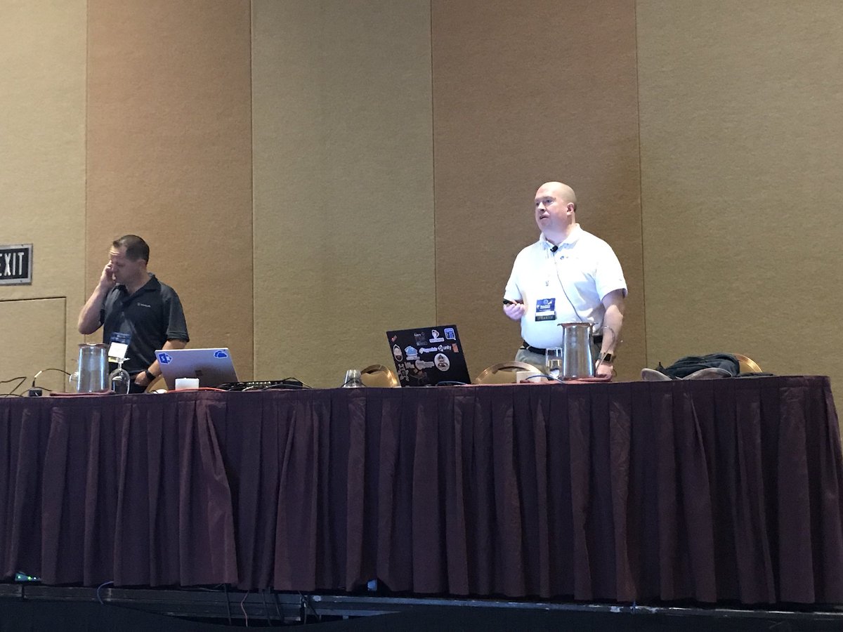 russ_more's tweet photo. @spmcdonough and Scott Stewart starting to talk about one of my favorite topics, making your SPO implementation perform #SPC18 https://t.co/IqLYt1HnpX