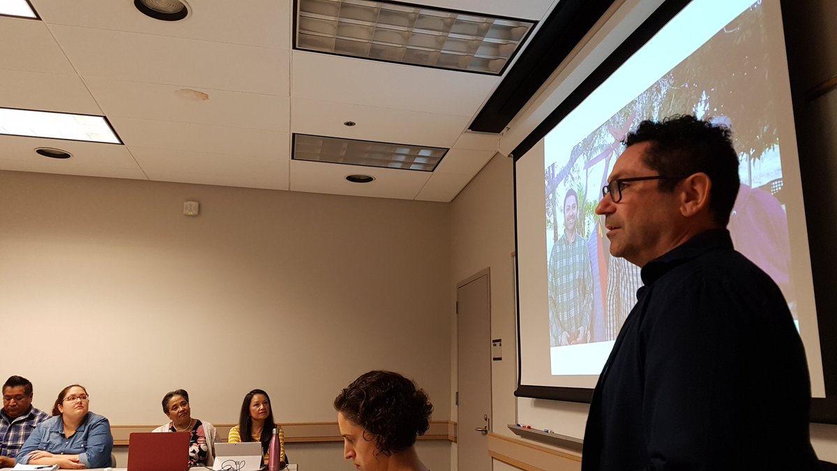Naomisimmonds's tweet photo. "How do we make meaning of this research in our communities? We make meaning outside of these four walls through the land, it is deeply relational" @JJDeSantolo @kaupapamaori @bonniemduran privileged to be presenting alongside amazing indigenous activist academics. https://t.co/PIwUHb66Mq