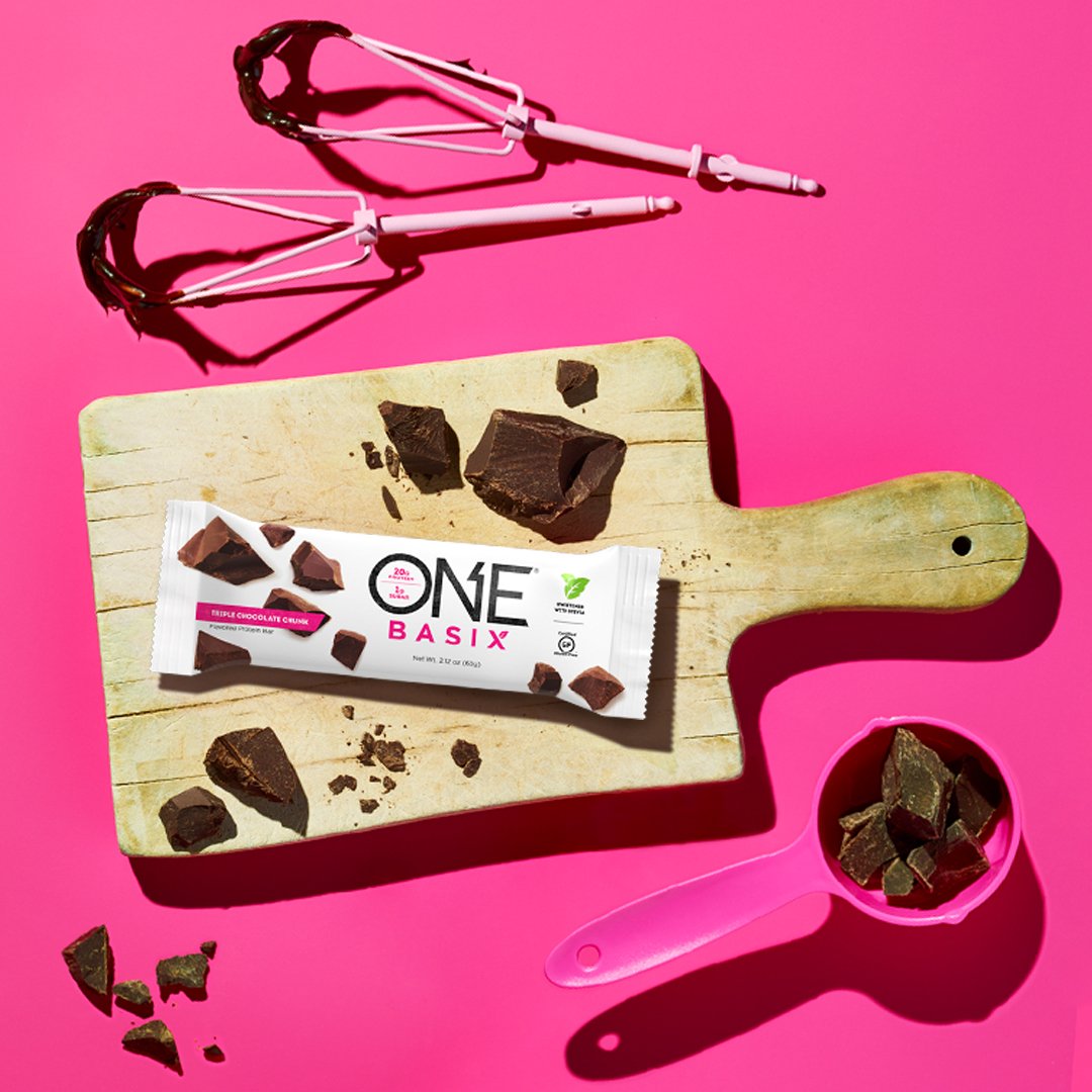 ONE1Brands's tweet photo. Don’t settle for just chocolate. Meet ONE Basix Triple Chocolate Chunk. #ONEBasix #YouveFoundtheONE https://t.co/UjPalN80zd