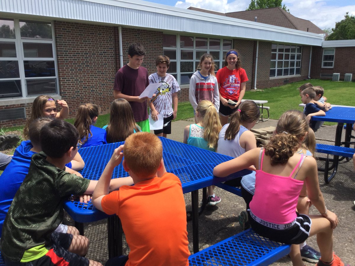 KateCarrollCB's tweet photo. May Book Talks, Round 2! Taking our show on the road to the new outdoor @CBKutzElem classroom. Loved sharing Surviving Bear Island by @paulgreci with our friends in @kutz4thgrade 📚🙌🏻😊 https://t.co/HurplzMTbm
