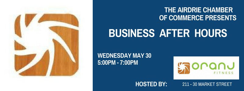 Did you mark your calendars yet for the Business After Hours networking mixer &amp; trade show @oranjairdrie next Wednesday? You will have the opportunity to enjoy some R &amp; R (referrals and relationship building), while enjoying complimentary food and beverages!