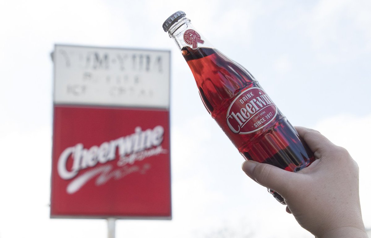 DrinkCheerwine's tweet photo. Hey guys, we’re at @yumyumbettericecream Greensboro. You should be here too. #CheerInTheAir https://t.co/VccA3gJlFQ