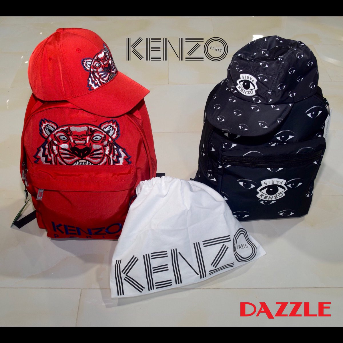 dazzleDMV's tweet photo. 🚨 New @kenzo Backpack 🎒 with the cap 🧢 to match just hit our marble floors, just in time for #memorialdayweekend Stop by your nearest #Dazzle location to purchase . #itsanauthenticlifestyle #wearetheblueprint 📷 @wxrldofwaddy.  Exec. Creative Marketer : @yeahtho_b #kenzo #dmv https://t.co/YomsCijmAU