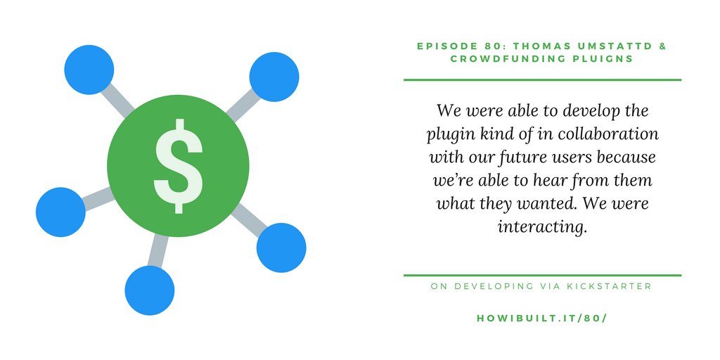 streamlinedfm's tweet photo. .@thomasumstattd on creating plugin features for Kickstarter. https://t.co/wg5US7QlP0 https://t.co/NVZF2aN3Tb